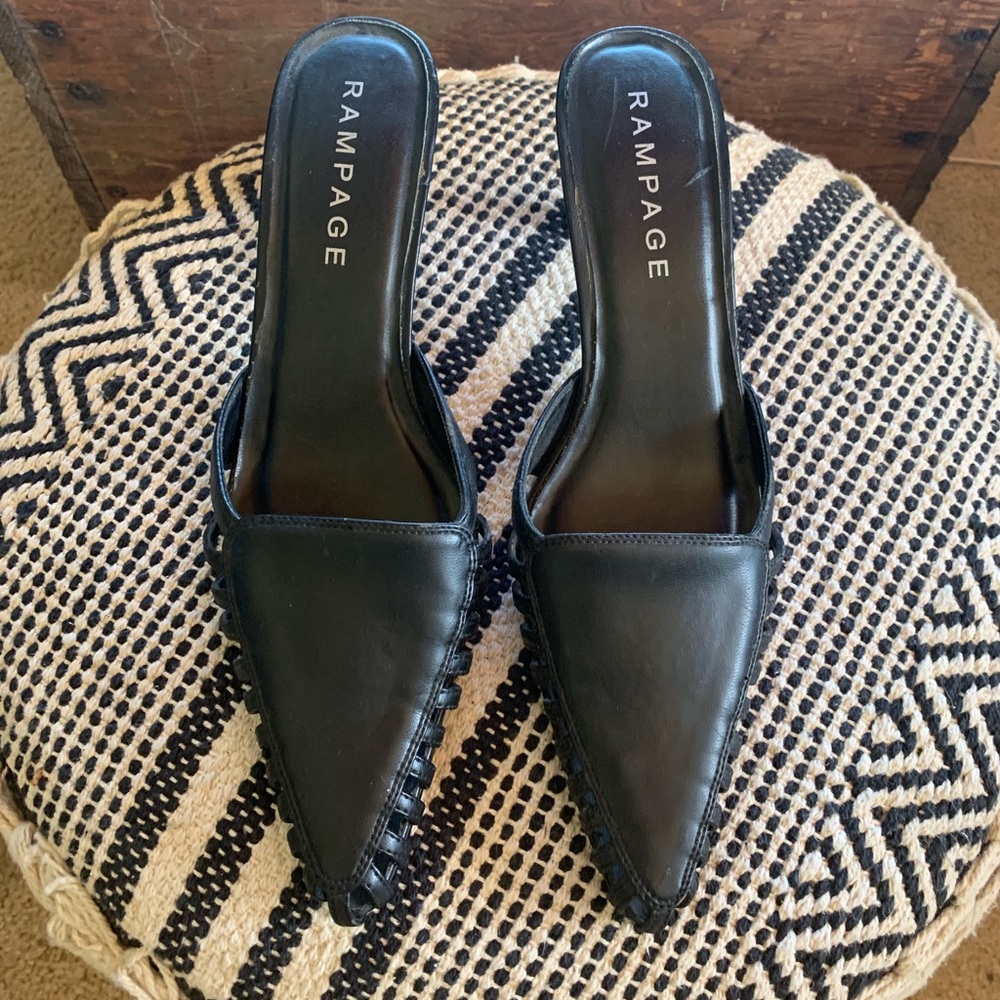 Vintage Kitten Heel Mules